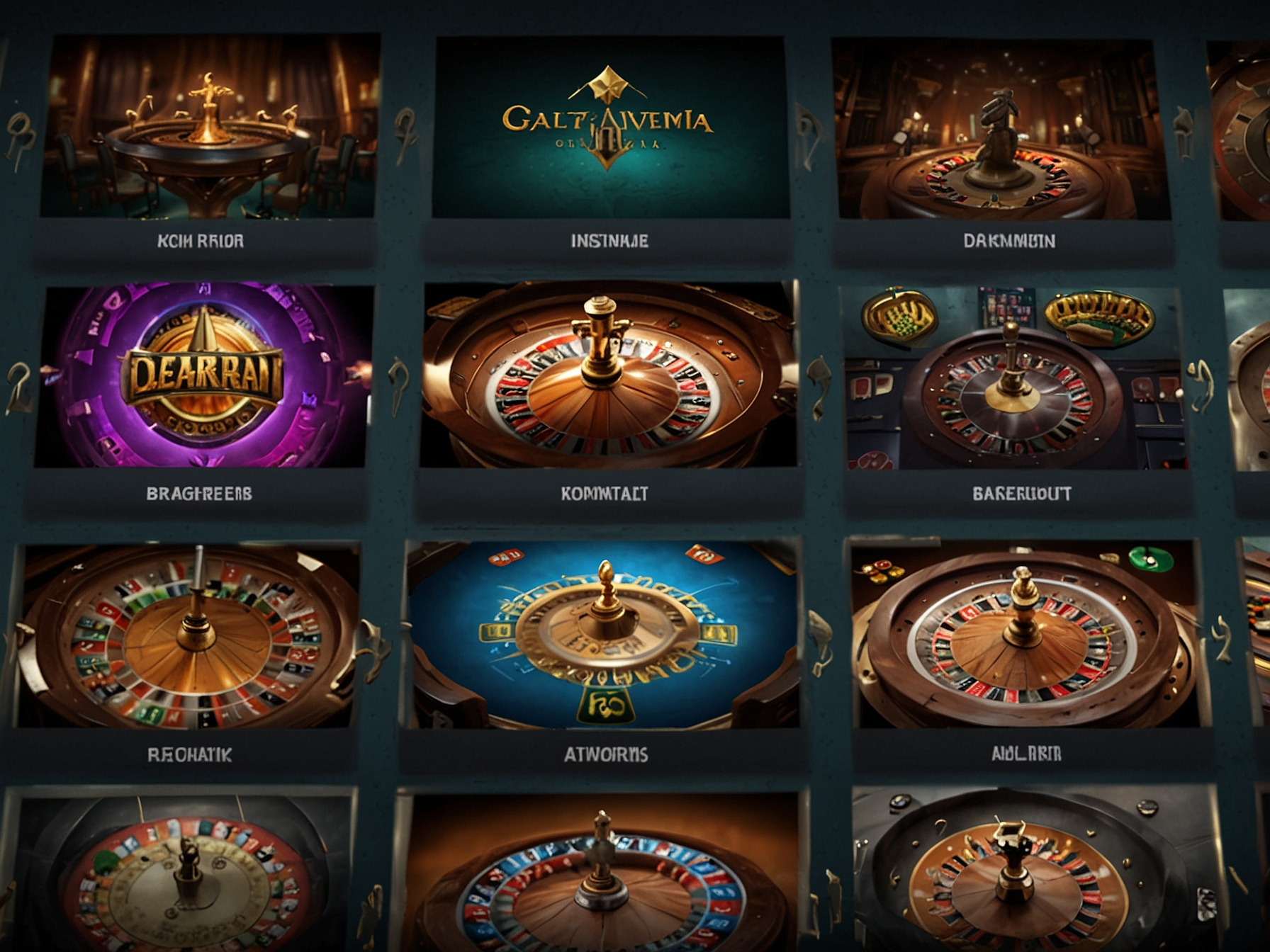 Collection of popular games on Bwinners Bet
